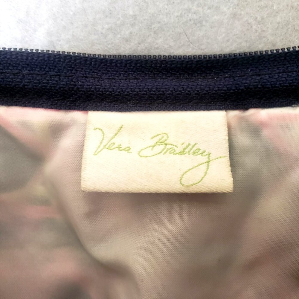 Vera Bradley Floral Quilted Cotton Shoulder Bag Adjustable Strap Front Pockets - Picture 3 of 14
